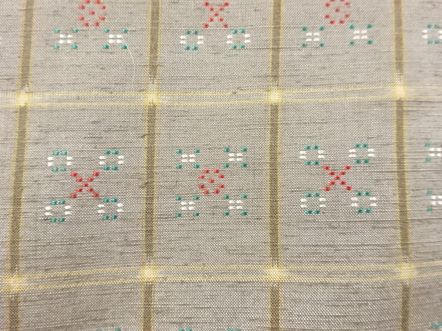  未使用品　仕立て上がり　本場琉球南風原花織着物